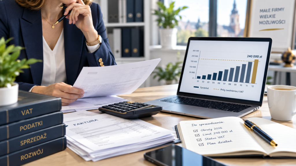 Analiza finansowa przedsiębiorcy przy zwolnieniu z VAT do 240 000 zł